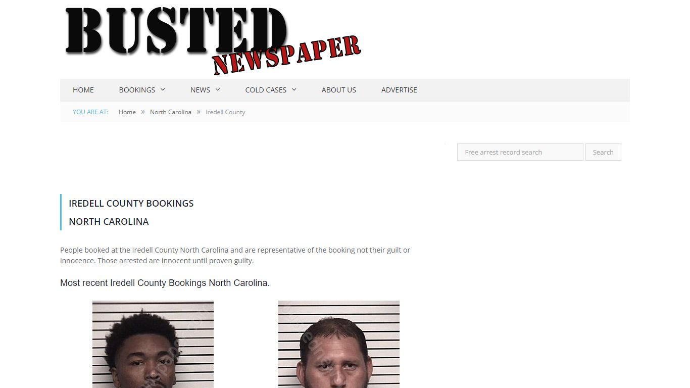 Iredell County, NC Mugshots - BUSTEDNEWSPAPER.COM